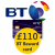 BT with £110 BT Reward Card